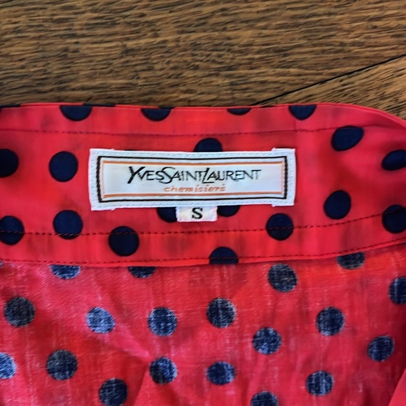 Vintage Yves Saint Laurent (YSL) Cotton Top - Picture 4 of 8